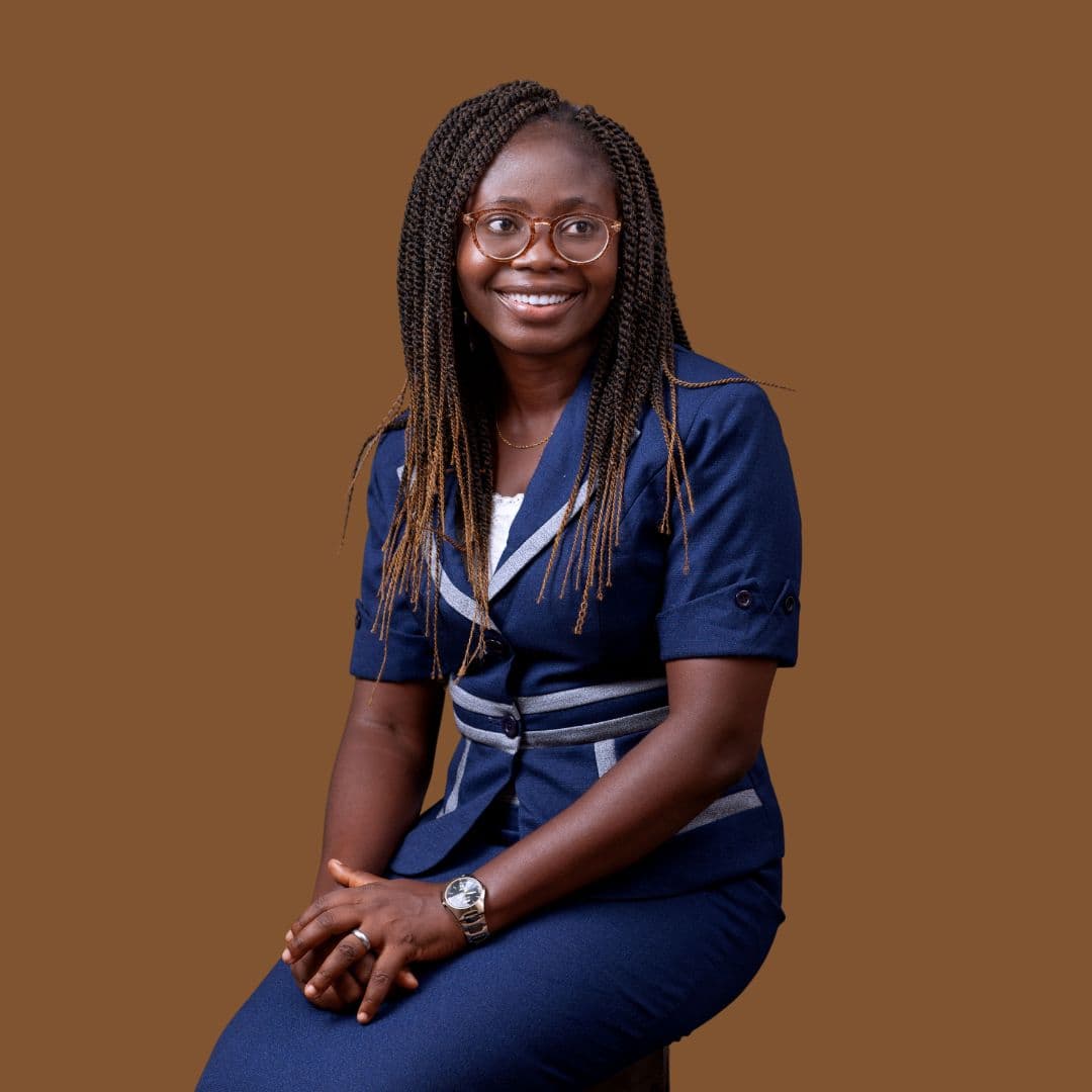 Researcher working in lab